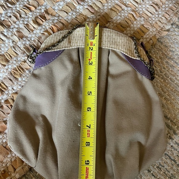 Vintage anna kaszer purse bag evening clutch with chain 10” - Picture 9 of 9